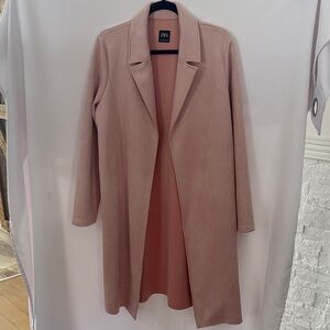 ZARA PINK OPEN TRENCH COAT/JACKET